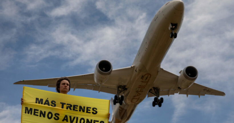 Las aerolíneas europeas no controlan su impacto climático – ES