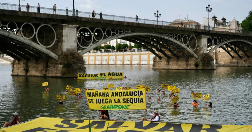 Manifestación acuática en el Guadalquivir – ES